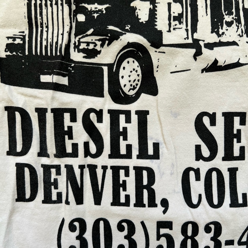 Rhude Diesel Truck Service Denver, Colorado Graphic Box T-Shirt S - Picture 10 of 11
